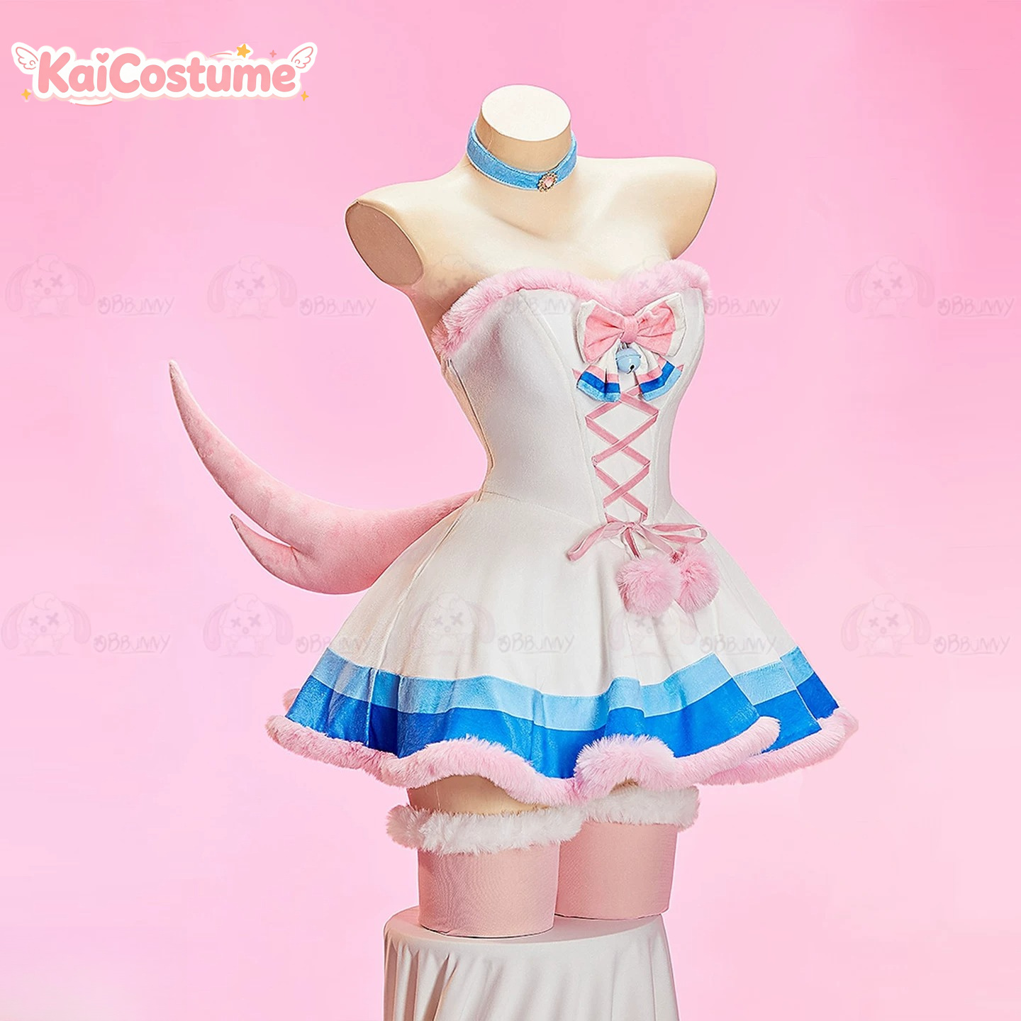Quality Anime Cosplay - 高品質オリジナルクリスマスエルフピンクふわふわケープドレスコスプレ衣装女性甘いフリルぬいぐるみ衣装ハロウィン用