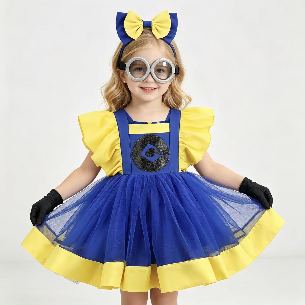 Anime Cosplay Little Girl - 子供用ハロウィンパーティー衣装漫画コスプレ衣装誕生日カーニバル仮装アクセサリー付き女の子チュチュコスプレドレスリトル