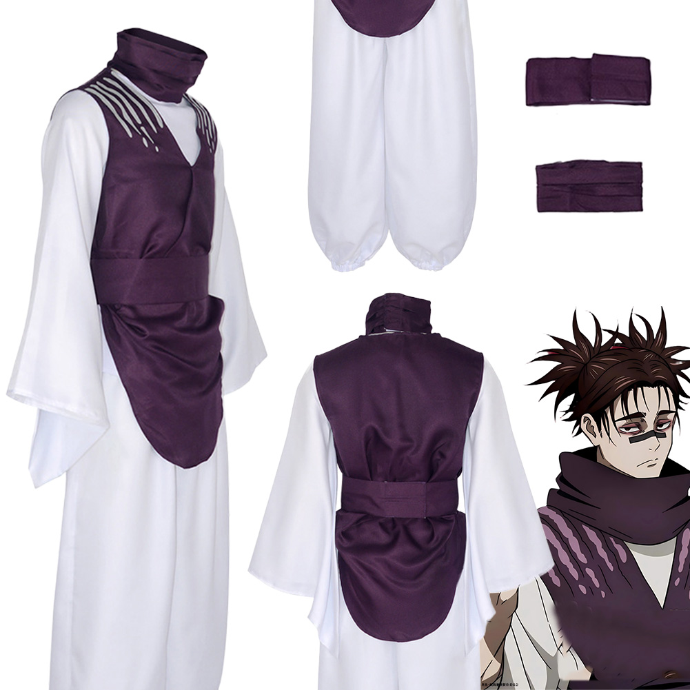 Anime Cosplay Jujutsu Kaisen - ファンタジアチョソコスプレ服アニメ呪術廻戦男性衣装男性ファンタジーハロウィンカーニバルパーティー服