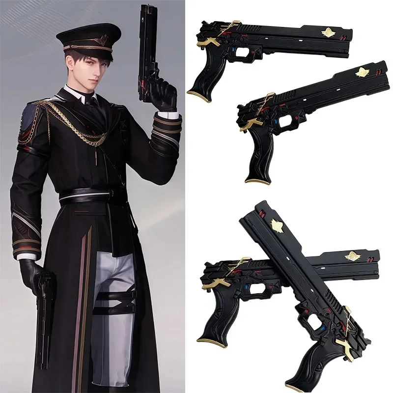 Anime Cosplay Outfits For Women - 2026年アニメカーニバルパーティーコスチューム小道具ゲーム「ラブアンドディープスペース」ケイレブ公式ロールプレイ小道具「スターフェイアーコマンダー」ツインピストル