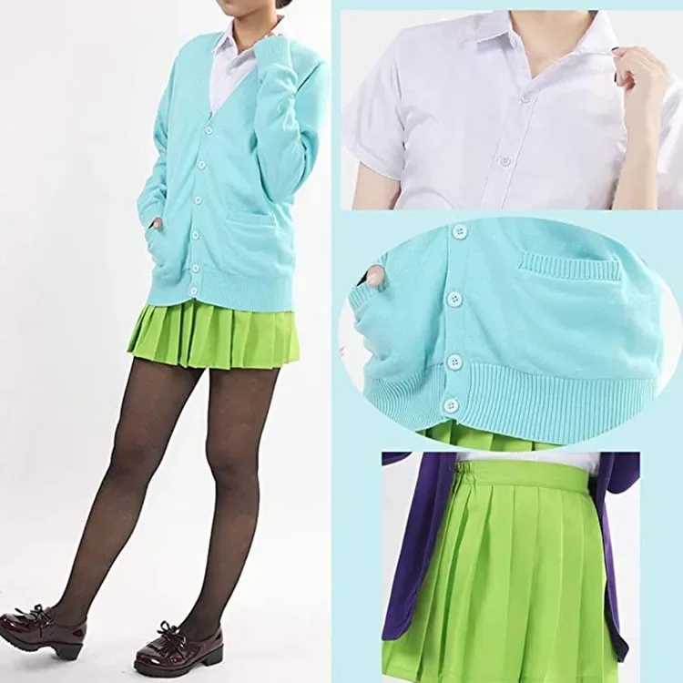 Quintuplets Anime Cosplay - 2026年新作ハロウィンコスプレ衣装 アニメ「五等分の花嫁」中野一花 ニノミク 四葉