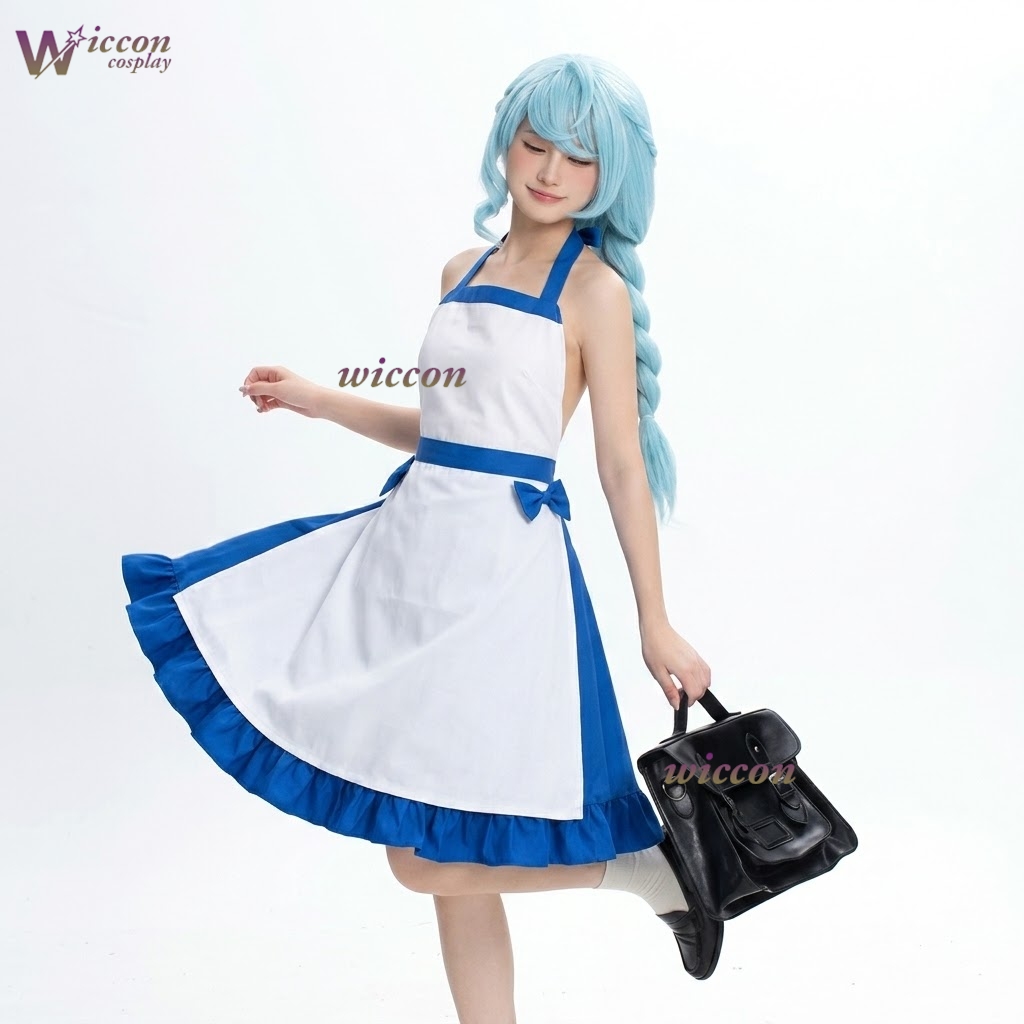 Zenos Anime Cosplay - Cos Room Zeno 夏アフターコスプレ衣装ブルーロングドレスゲームキャラクター完全な衣装コミコン撮影アニメハロウィン