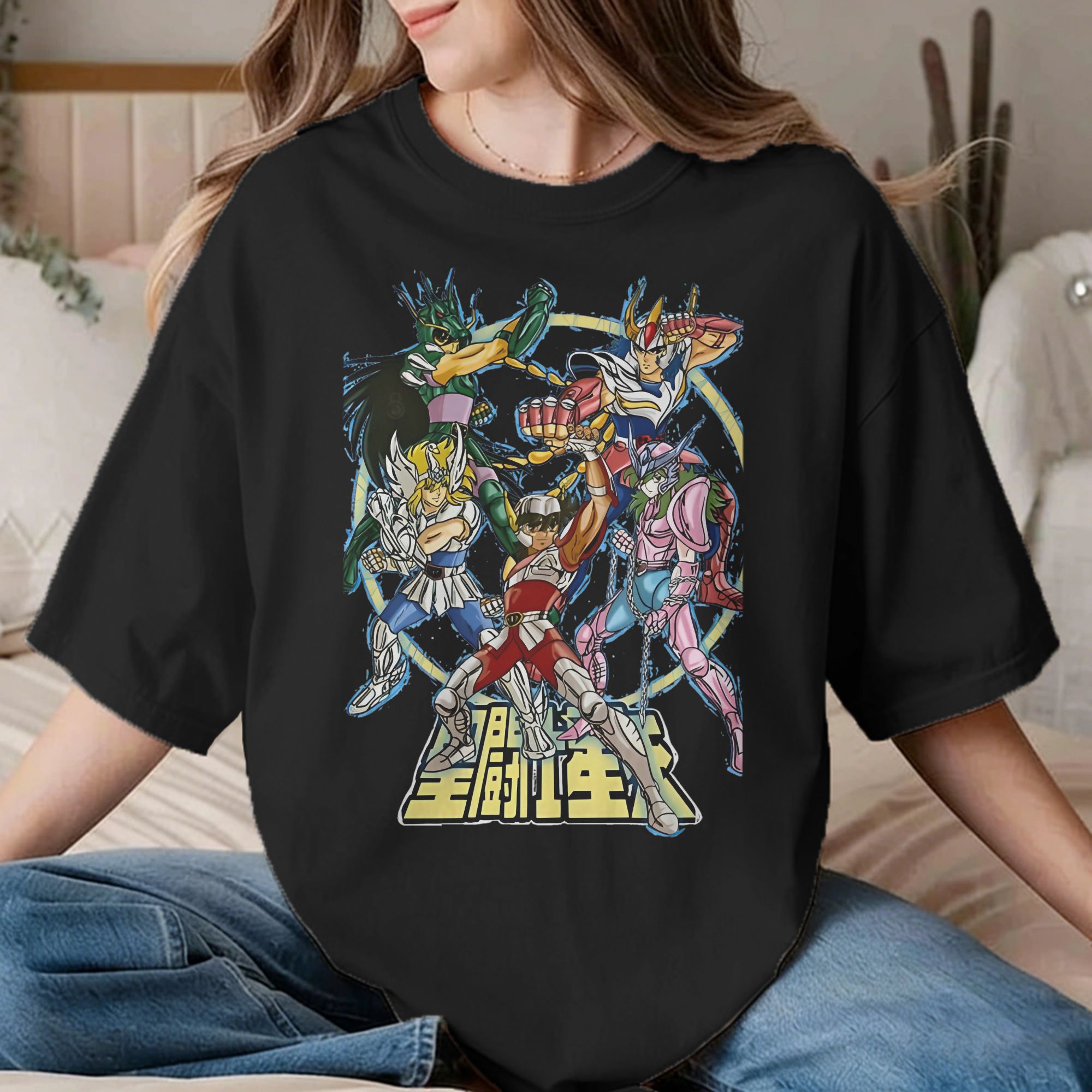 Anime Cosplay Ideas Male - 聖闘士星矢 メンズ レディース Tシャツ アニメファッションTシャツ 半袖