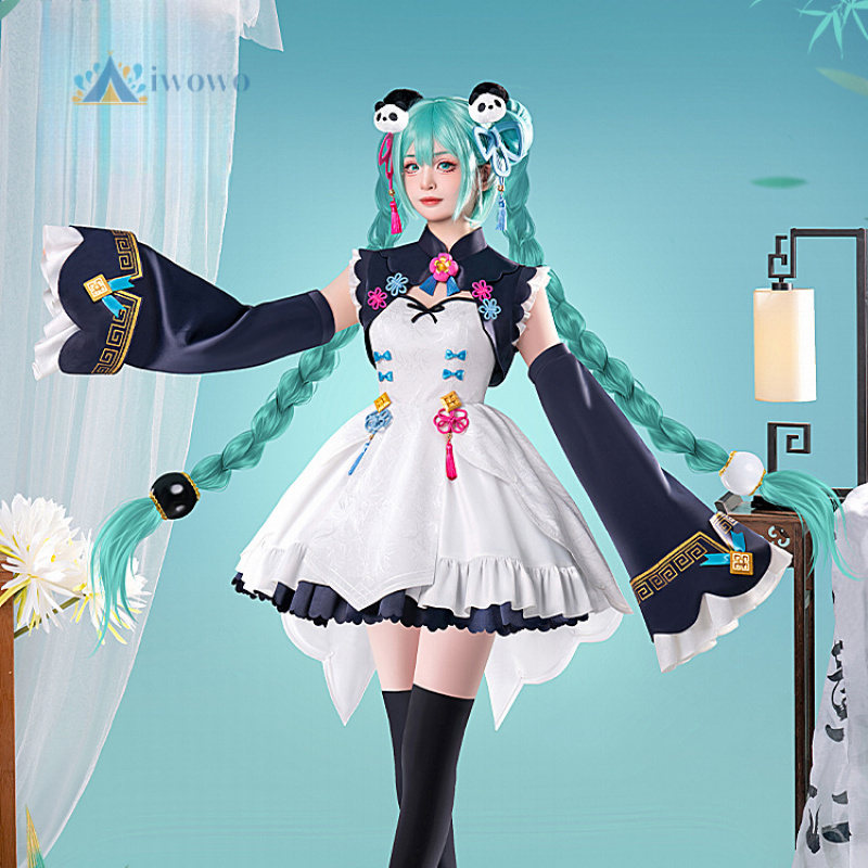 Anime Cosplay Outfits For Women - アニメプロジェクトセカイコスプレミク衣装レッドパンダ漢服ドレス制服ハロウィンカーニバルスーツ女性用ゲーム