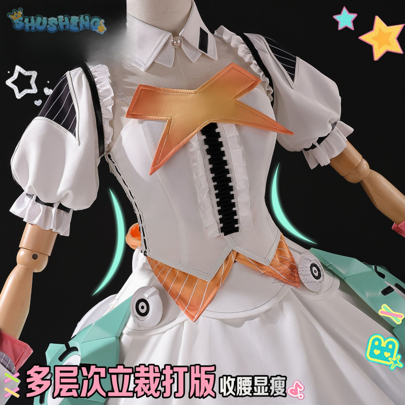 Anime Cosplay Zzz - ZZZ ゼンレスゾーンゼロエンジェルアリアコスプレ衣装ロリータドレス小道具靴ウィッグ羽ハロウィンカーニバル新しい高品質制服