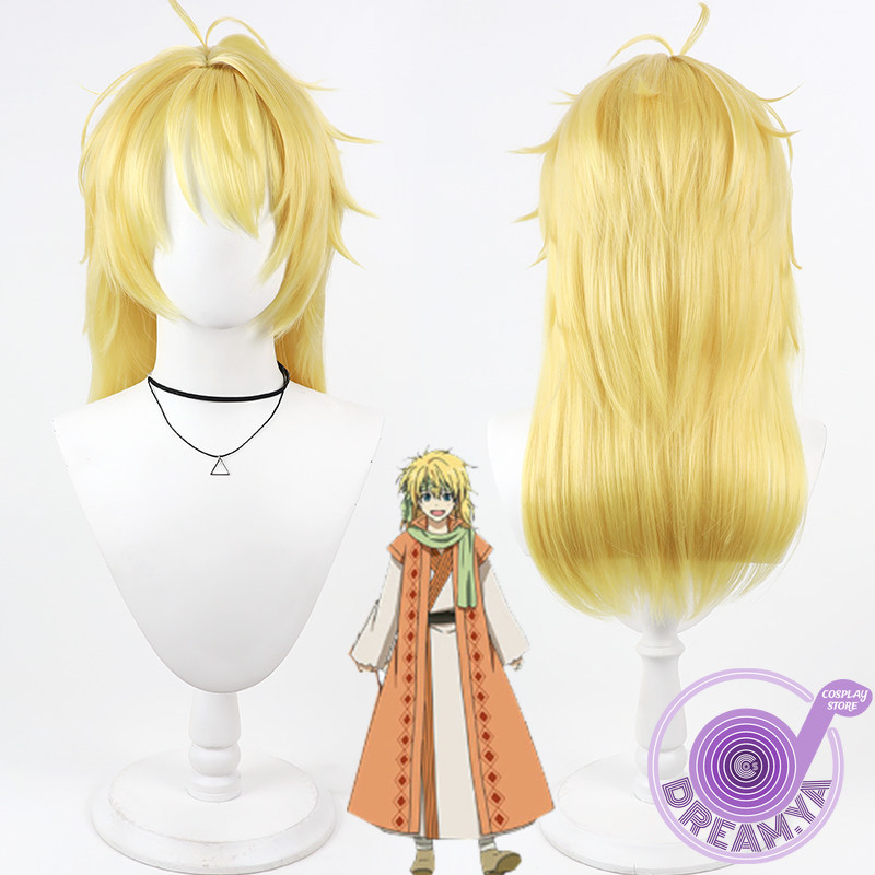 Zenos Anime Cosplay - ゼノ コスプレウィッグ 暁のヨナ イエロー 60cm ロング