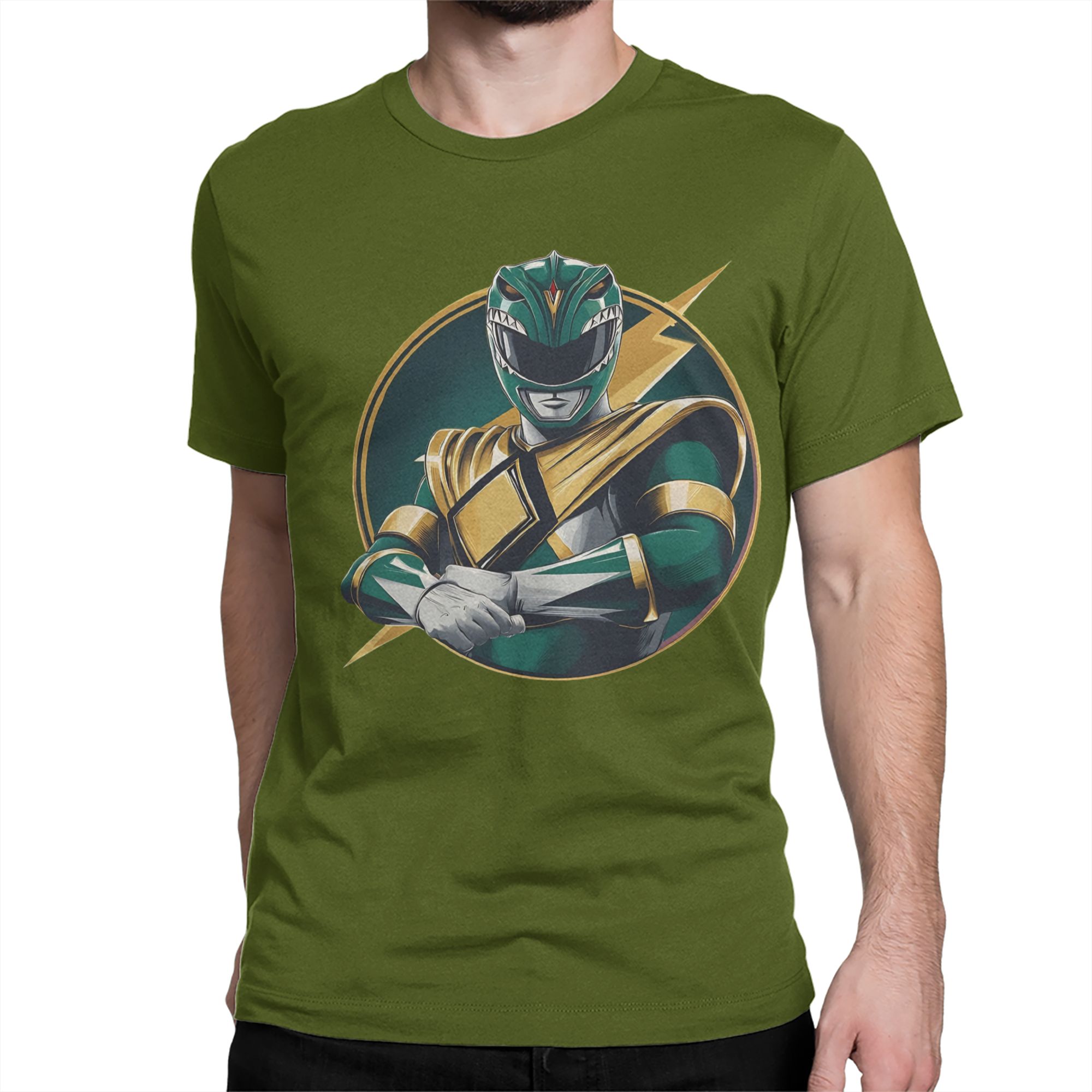 グリーンパワーレンジャー Tシャツ男性女性綿 100% 面白 - Anime Cosplay Ideas Male のレビューと価格
