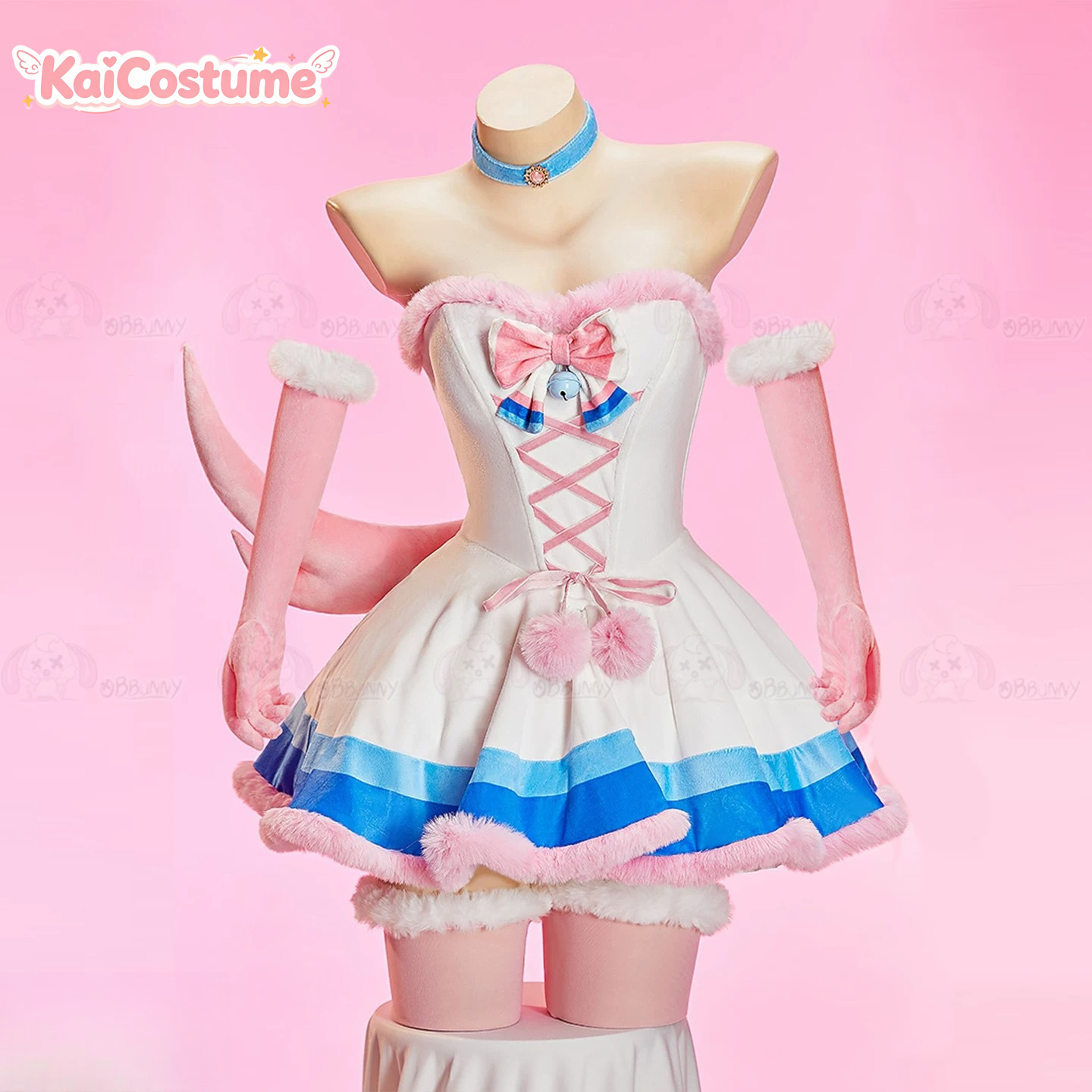 高品質オリジナルクリスマスエルフピンクふわふわケープドレスコ - Quality Anime Cosplay のレビューと価格