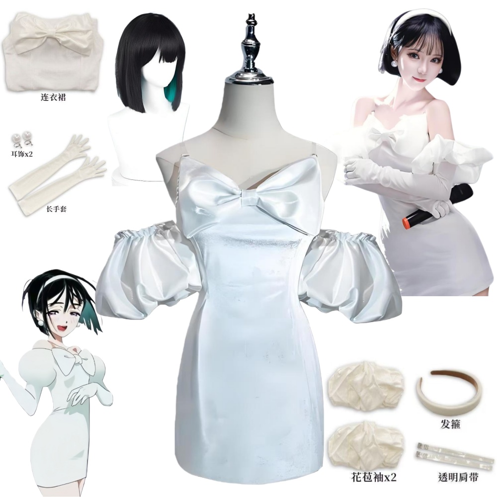 アニメエイリアンステージスアコスプレ衣装ウィッグスアハロウィ - Anime Cosplay Mujer のレビューと価格