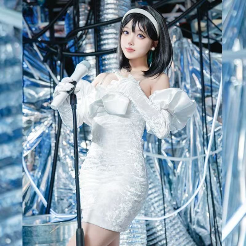 アニメエイリアンステージスアコスプレ衣装ウィッグスアハロウィ - Anime Cosplay Mujer のレビューと価格