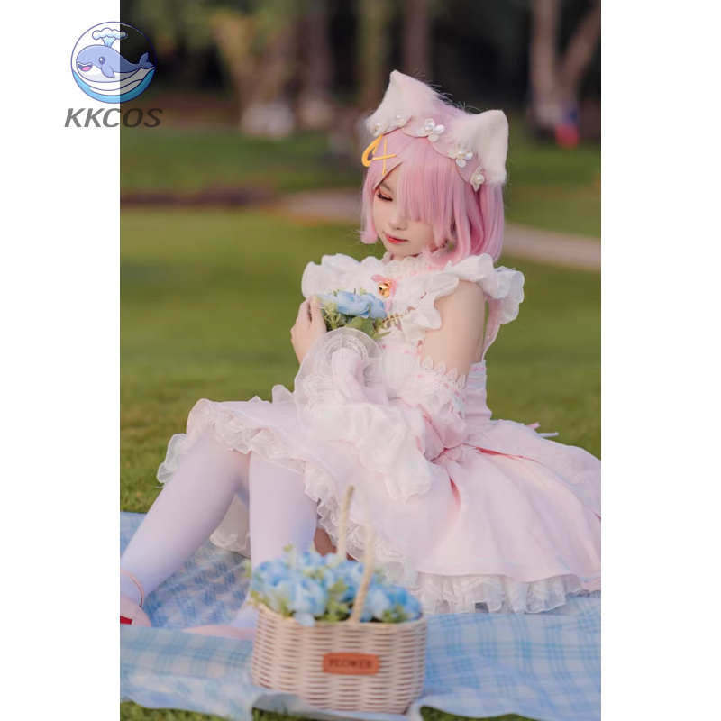 Re:ゼロから始める異世界生活 ラム・レム コスプレ レトロ - Anime Cosplay Dress のレビューと価格