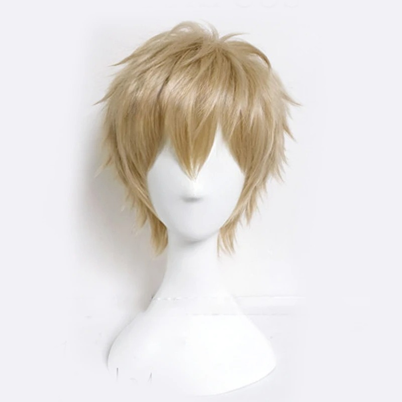 ワンパンマンアニメジェノショートヘアウィッグコスプレ衣装耐熱 - Anime Cosplay One Punch Man のレビューと価格
