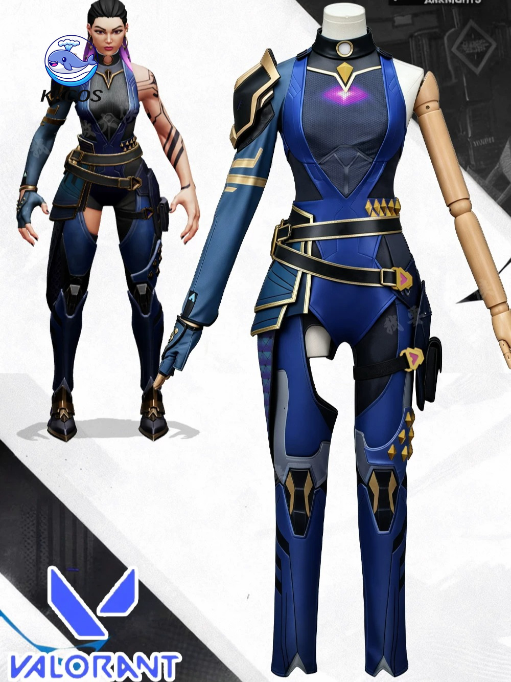 KKCos VALORANT レイナ コスプレ衣装 高品質  - Quality Anime Cosplay のレビューと価格
