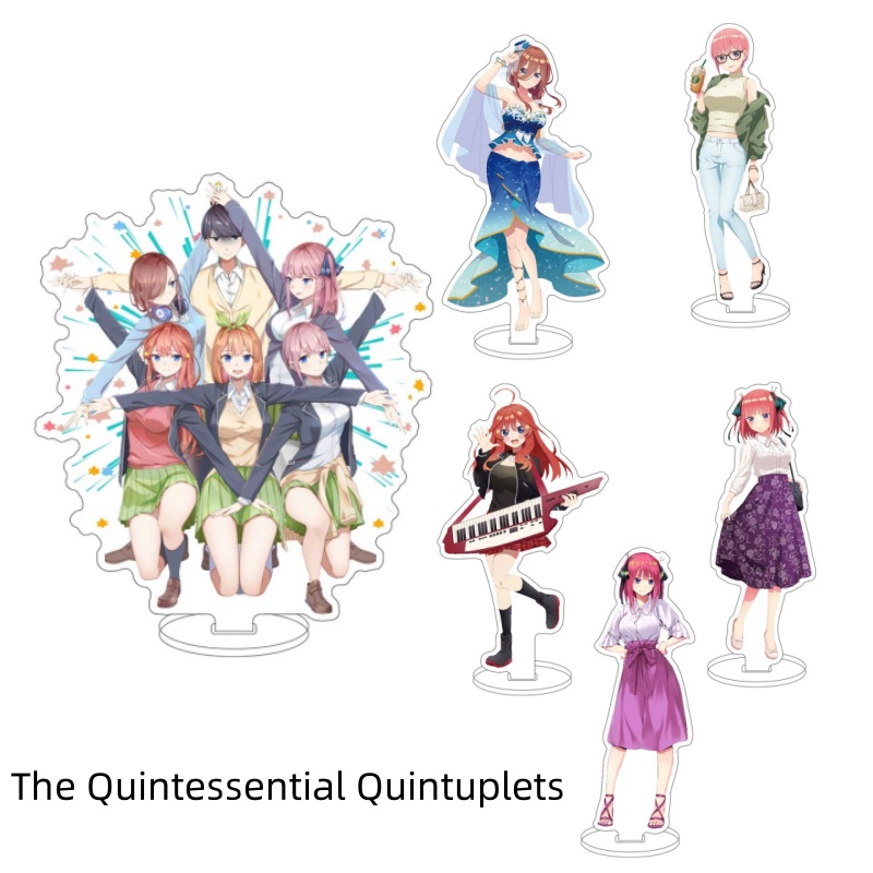 ホットアニメ五等分の花嫁アクリルスタンドモデルコスプレキャラ - Quintuplets Anime Cosplay のレビューと価格