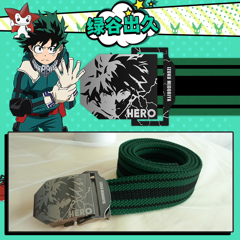 僕のヒーローアカデミア ユニセックス 緑谷出久 爆豪勝己 竈 - My Hero Academia Belt のレビューと価格