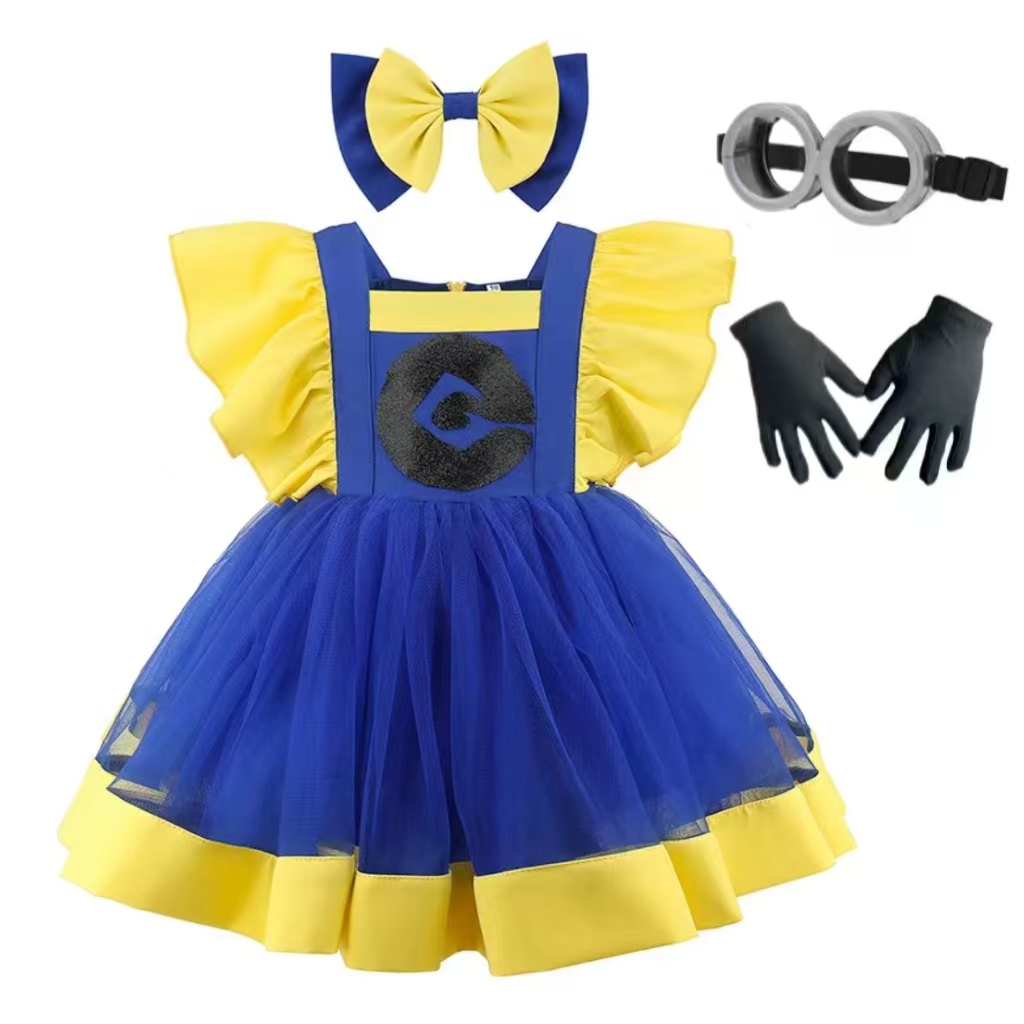 子供用ハロウィンパーティー衣装漫画コスプレ衣装誕生日カーニバ - Anime Cosplay Little Girl のレビューと価格