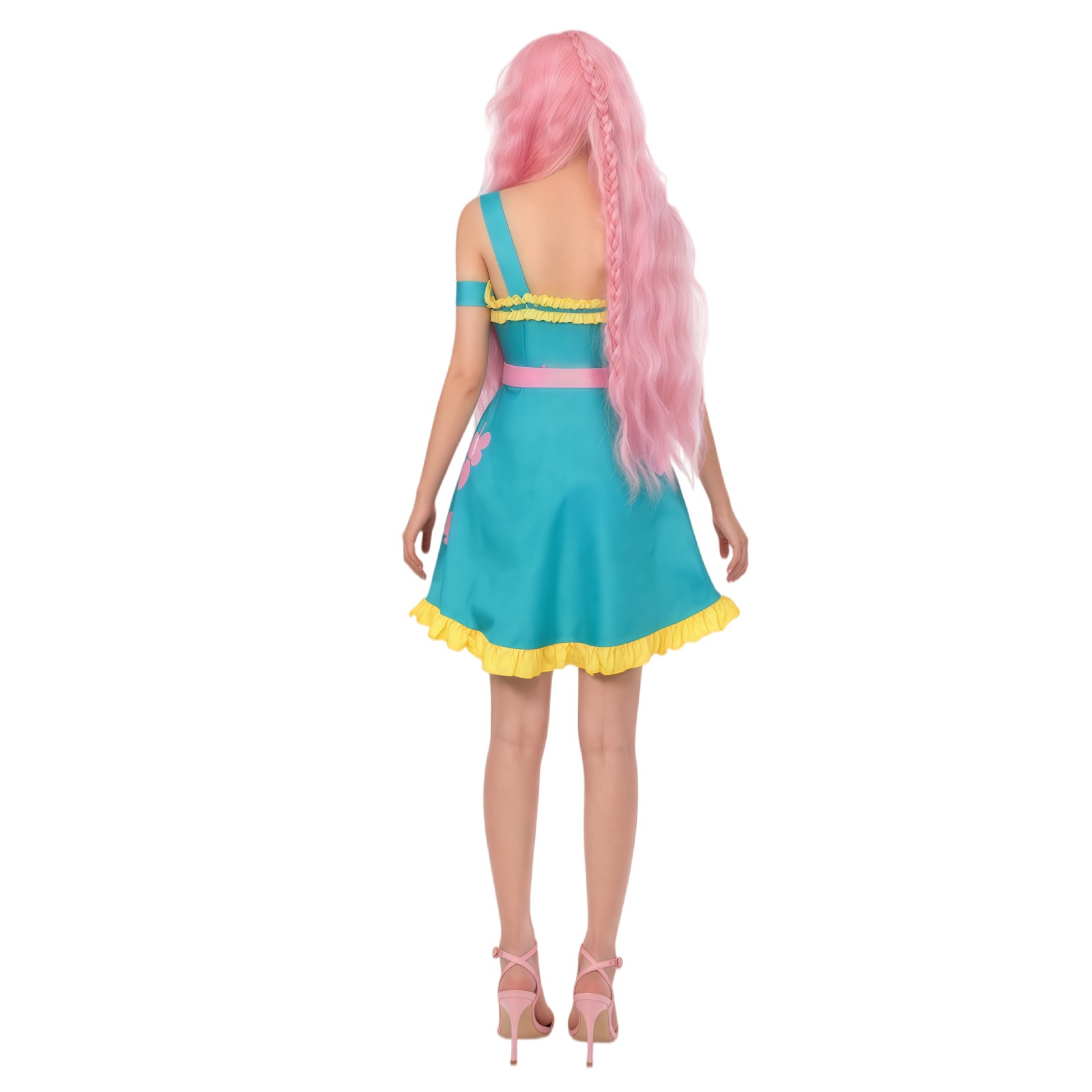 エクエストリアガールズマイフラッターシーコスプレドレスウィッ - Anime Cosplay Little Girl のレビューと価格
