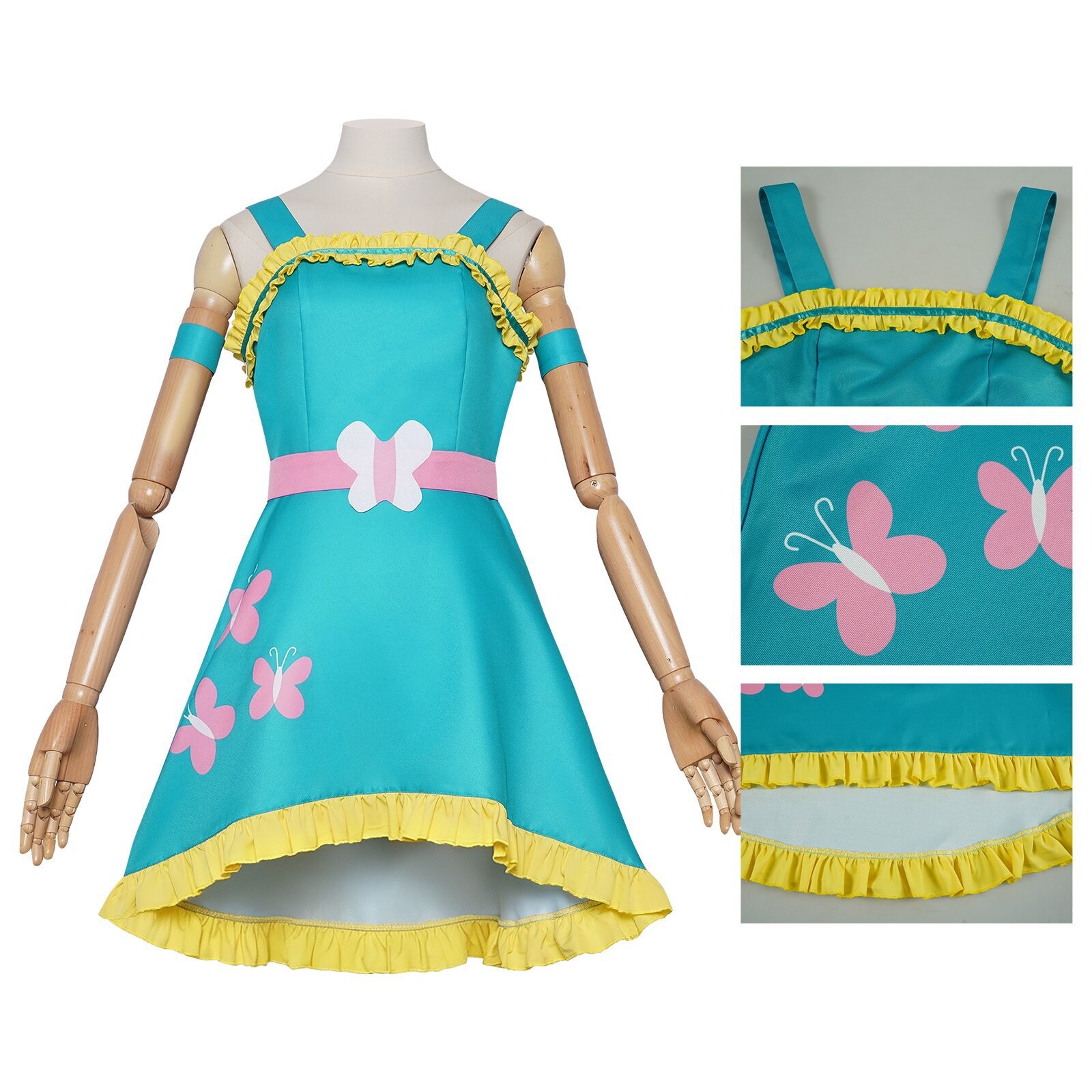 エクエストリアガールズマイフラッターシーコスプレドレスウィッ - Anime Cosplay Little Girl のレビューと価格
