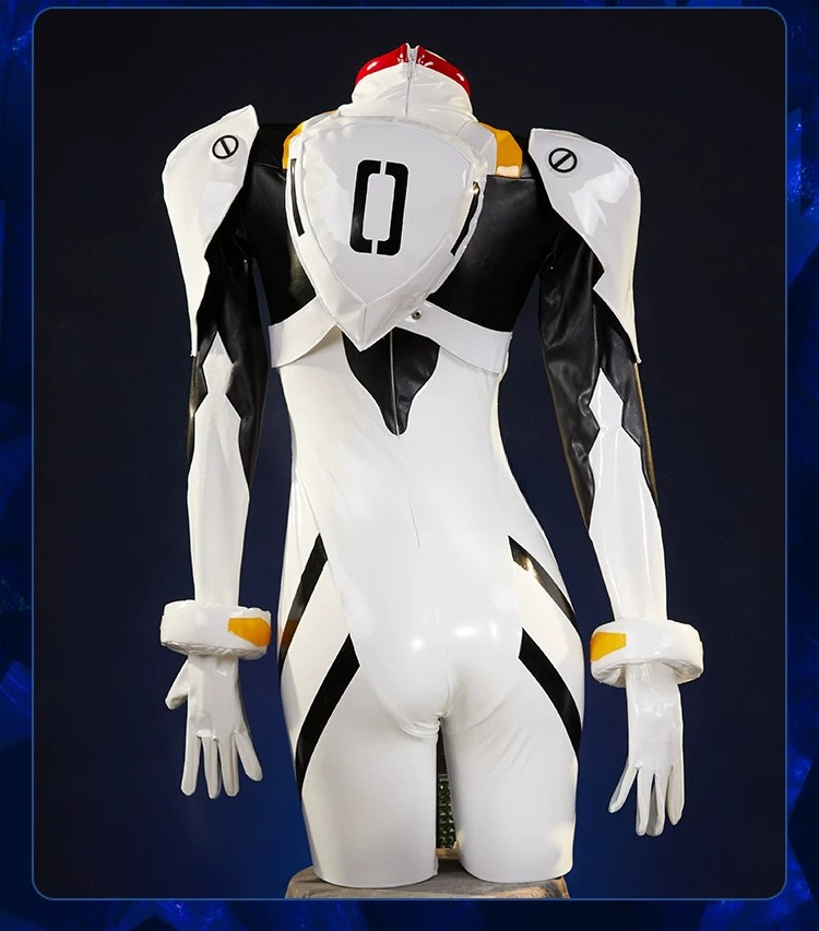 綾波レイ プラグスーツ コスプレ衣装 ホワイト PU レザー - Quality Anime Cosplay のレビューと価格
