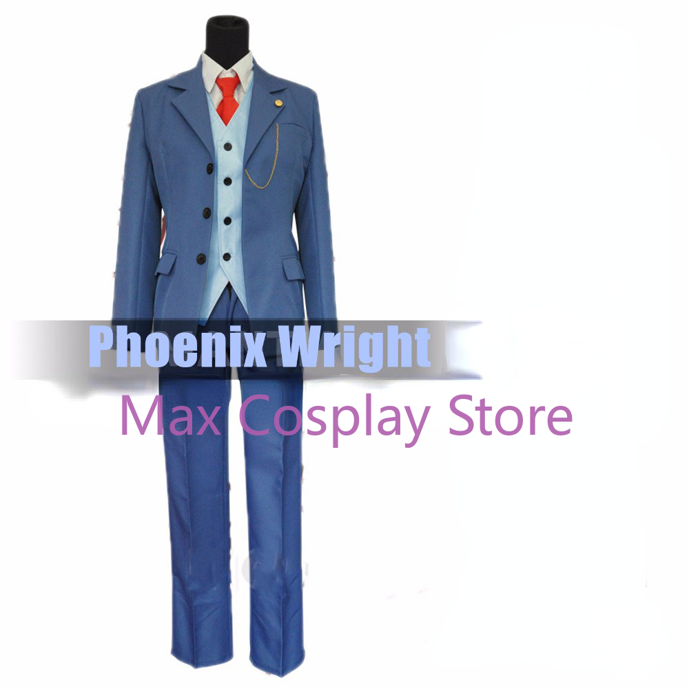 マックス・フェニックス・ライト コスプレ衣装 青い制服 スー - Anime Cosplay Nz のレビューと価格