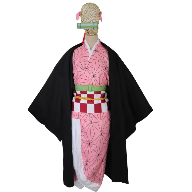鬼滅の刃 竈門禰豆子 コスプレ衣装 着物風衣装 ハロウィンパ - Anime Cosplay Nz のレビューと価格