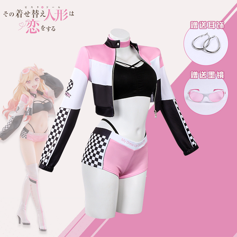 アニメ私のドレスアップダーリンマリン北川コスプレ衣装ウィッグ - Anime Marin Cosplay のレビューと価格