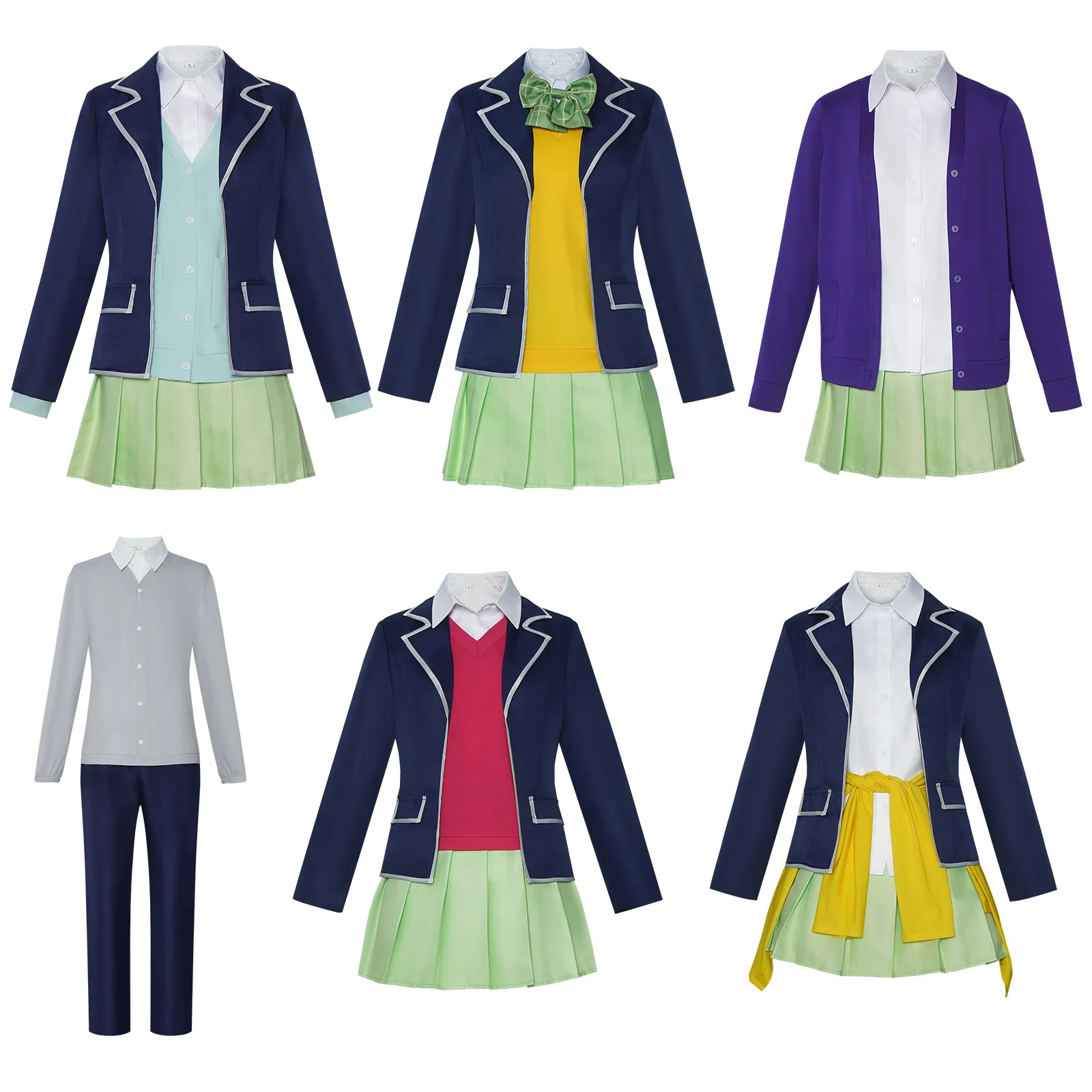 「五等分の花嫁」の一花、ニノ、ミク、八重、メイのロールプレイ - Quintuplets Anime Cosplay のレビューと価格