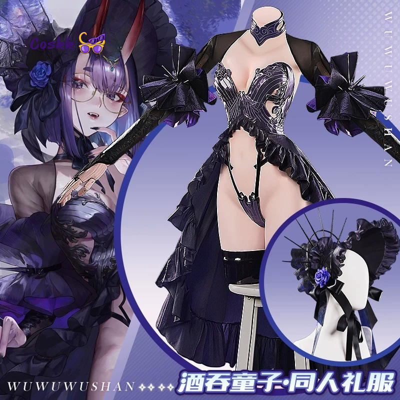 新しい酒呑童子コスプレゲーム運命/グランドオーダーコスチュー - Anime Cosplay Dress のレビューと価格
