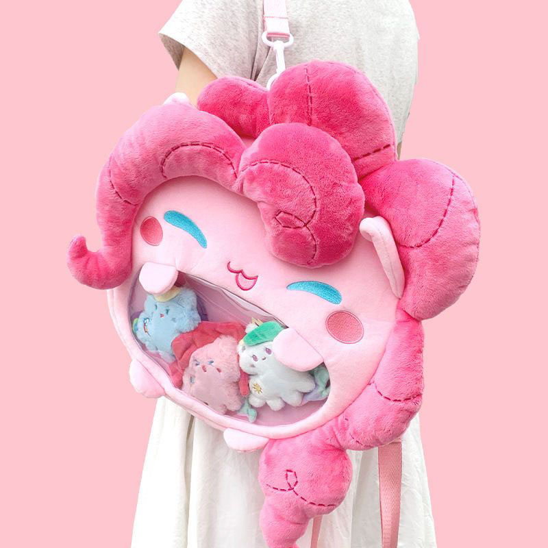 マイリトルポニーピンキーパイイタバッグかわいいアニメ透明バッ - Anime Cosplay Little Girl のレビューと価格