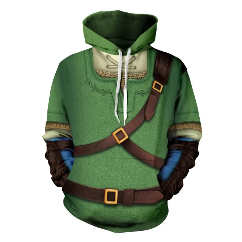 コスプレ伝説ゼルダリンクジッパーアップパーカートップスジャケ - Anime Cosplay Link のレビューと価格