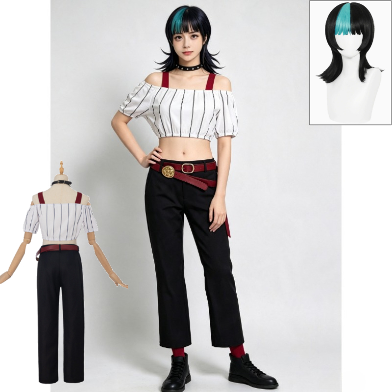 キララ ジュジュツ・カイセン コスプレ衣装 オフショルダー  - Anime Cosplay Jujutsu Kaisen のレビューと価格