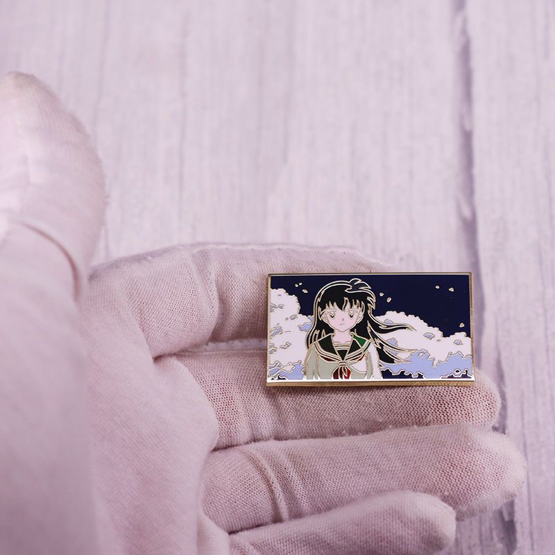 犬夜叉かごめ日本アニメ漫画カップル恋人ブローチエナメルピンバ - Anime Cosplay For Couples のレビューと価格