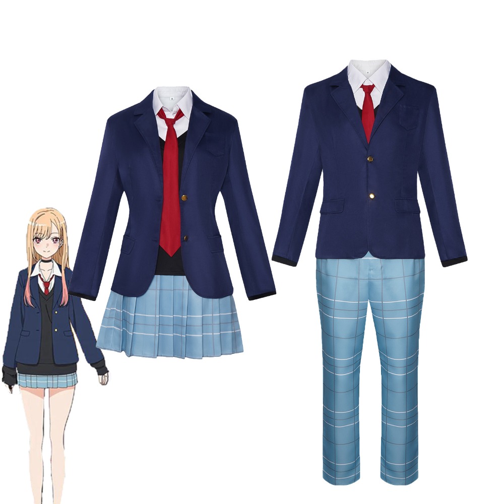 北川マリン五条和花ナコスプレアニメ衣装大人 JK 制服ハロウ - Anime Marin Cosplay のレビューと価格