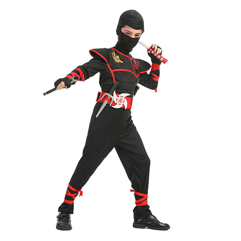 男の子忍者デラックスコスチューム子供用武器アクセサリー付き子 - Anime Cosplay Ideas Male のレビューと価格