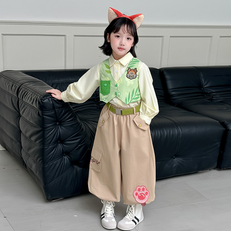 ズートピア 2 キツネニックコスプレ衣装ニック 3CPS 小 - Anime Cosplay Little Girl のレビューと価格