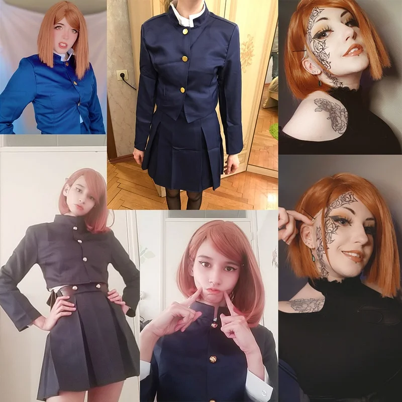 アニメ呪術廻戦コスプレ衣装釘崎野薔薇タトゥー女の子女性ドレス - Anime Cosplay Jujutsu Kaisen のレビューと価格