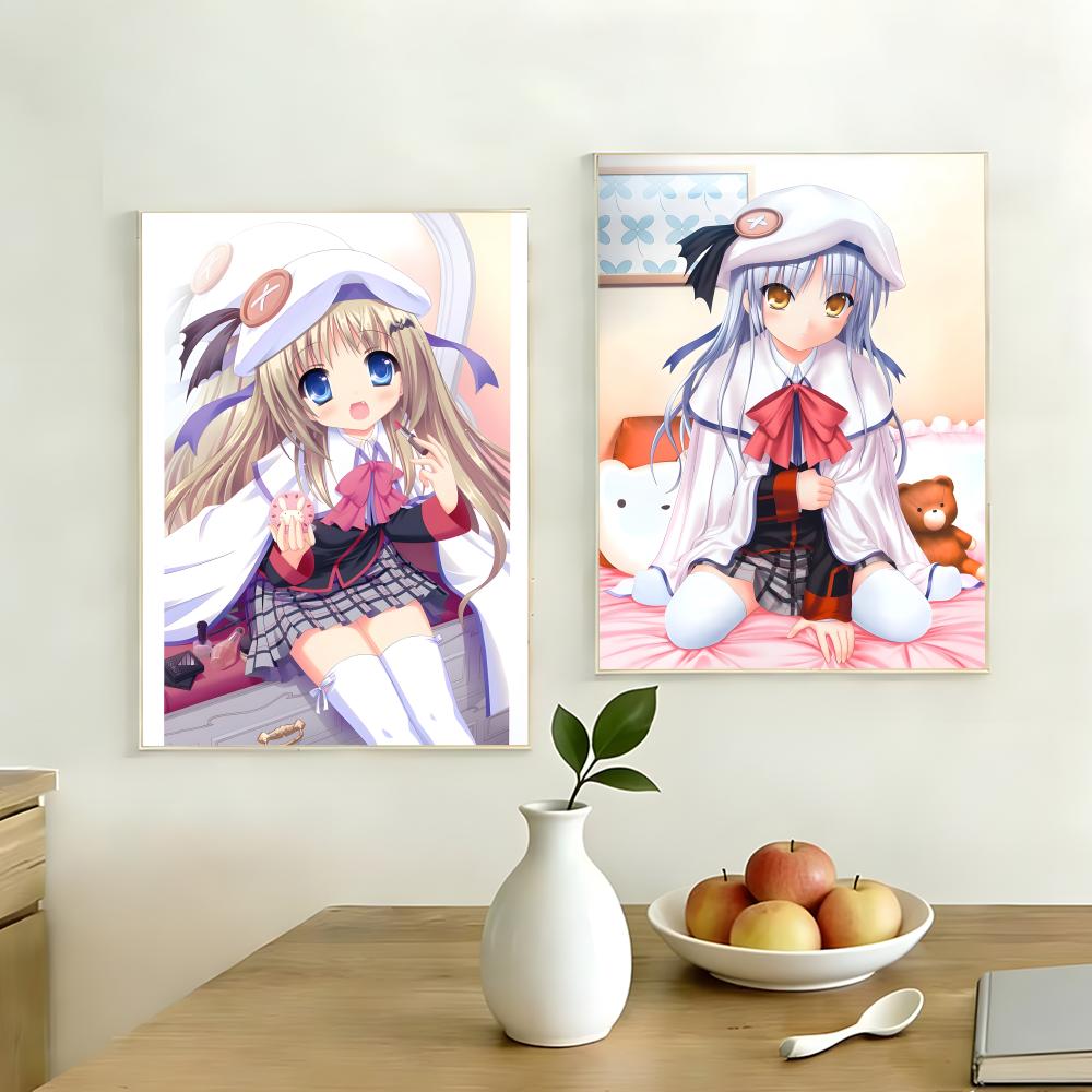 恋愛アニメ『リトルバスターズ！』 ポスターHD自己粘着性防水 - Anime Cosplay Romance のレビューと価格