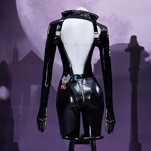 WHH アニメニッケクエンシーコスプレ衣装黒のボディスーツマ - Anime Cosplay Outfits For Women のレビューと価格