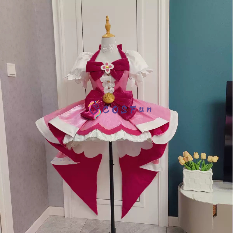 プリキュア春野ハルカコスプレ衣装女性ロリータドレスファンシー - Anime Cosplay Dress For Women のレビューと価格