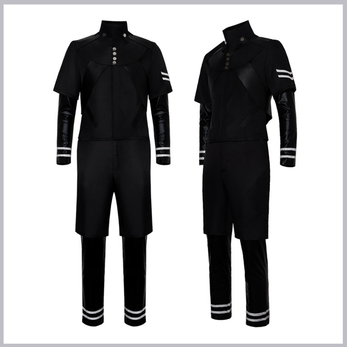 アニメ東京グールカネキケンコスプレ衣装戦闘服黒トップスジャン - Anime Cosplay Tokyo Ghoul のレビューと価格