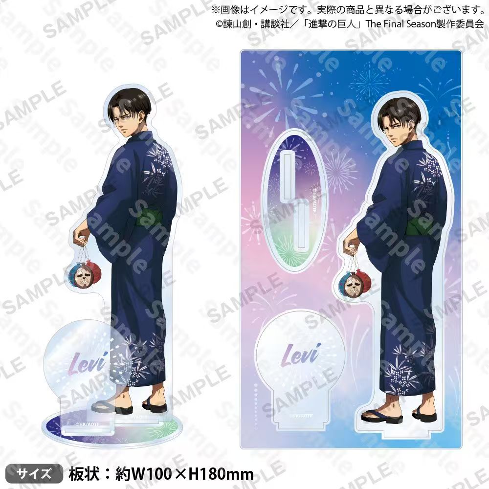 アタキング・ジャイアンツ リヴァイ フィギュア アクリルスタ - Anime Cosplay Props のレビューと価格