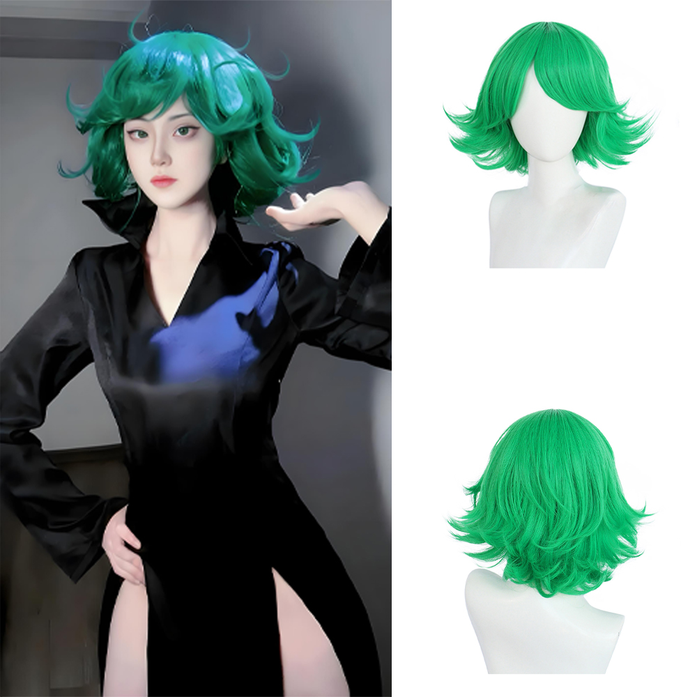 アニメ ワンパンマン ‌ ‌   タツマキ コスプレ 人工毛 - Anime Cosplay One Punch Man のレビューと価格