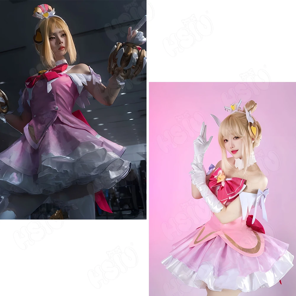 ジュノ コスプレ衣装 ウィッグ HSIU ブロンド ピーチピ - Anime Cosplay Mujer のレビューと価格