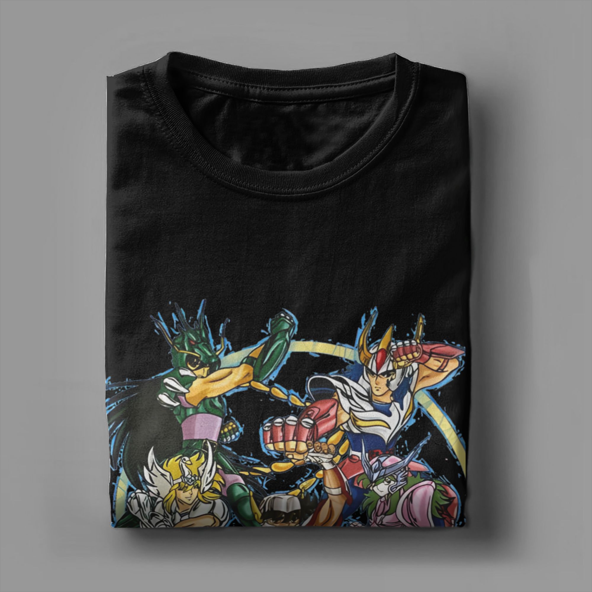聖闘士星矢 メンズ レディース Tシャツ アニメファッション - Anime Cosplay Ideas Male のレビューと価格