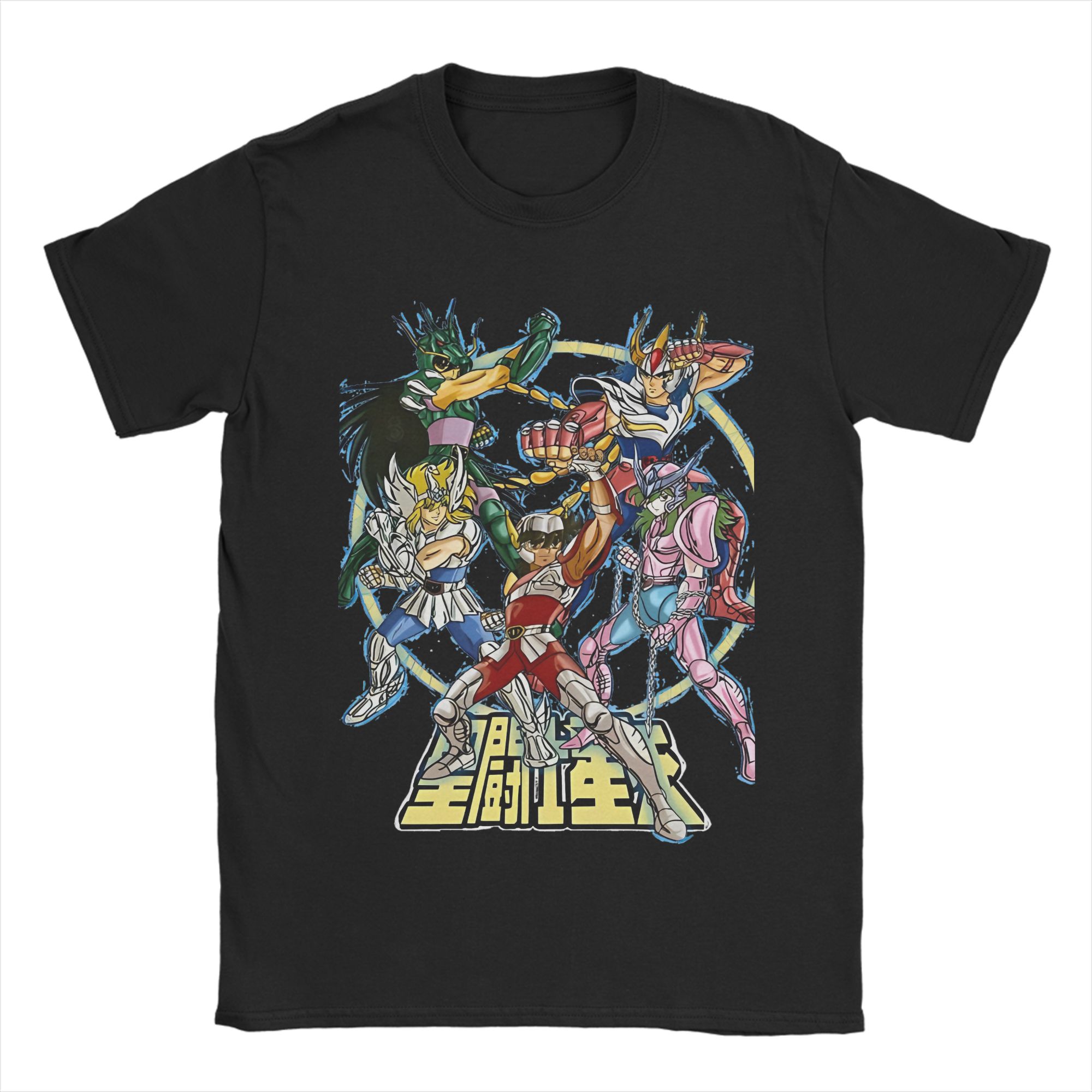 聖闘士星矢 メンズ レディース Tシャツ アニメファッション - Anime Cosplay Ideas Male のレビューと価格