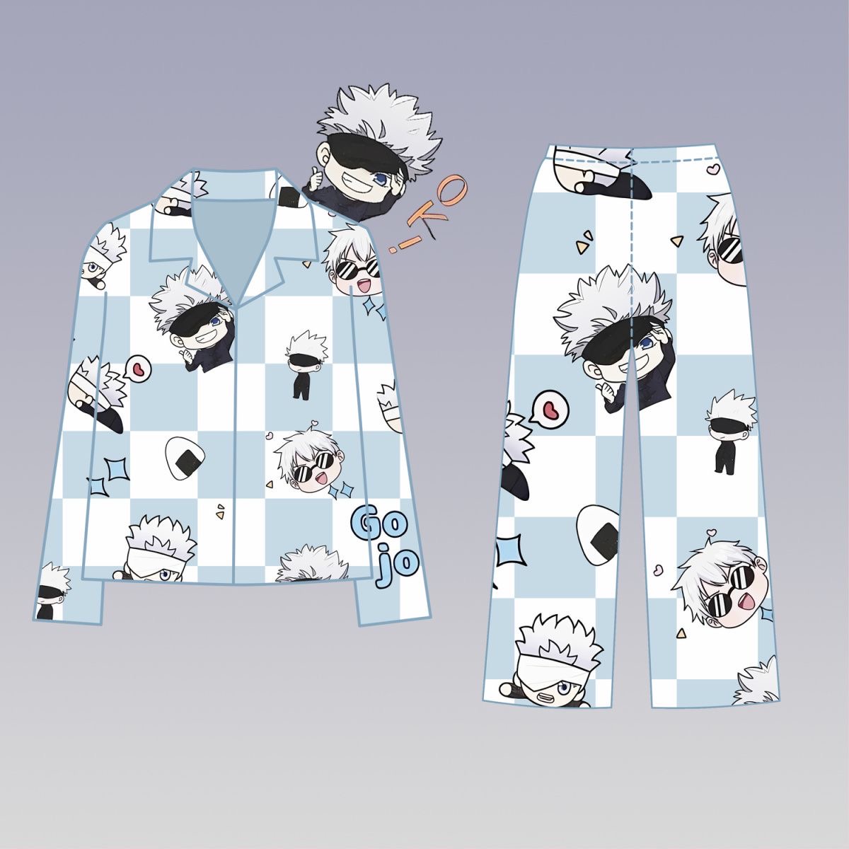 呪術戦闘痛服五条五条コスプレドレス秋/冬長袖パンツホームパジ - Anime Cosplay Jujutsu Kaisen のレビューと価格