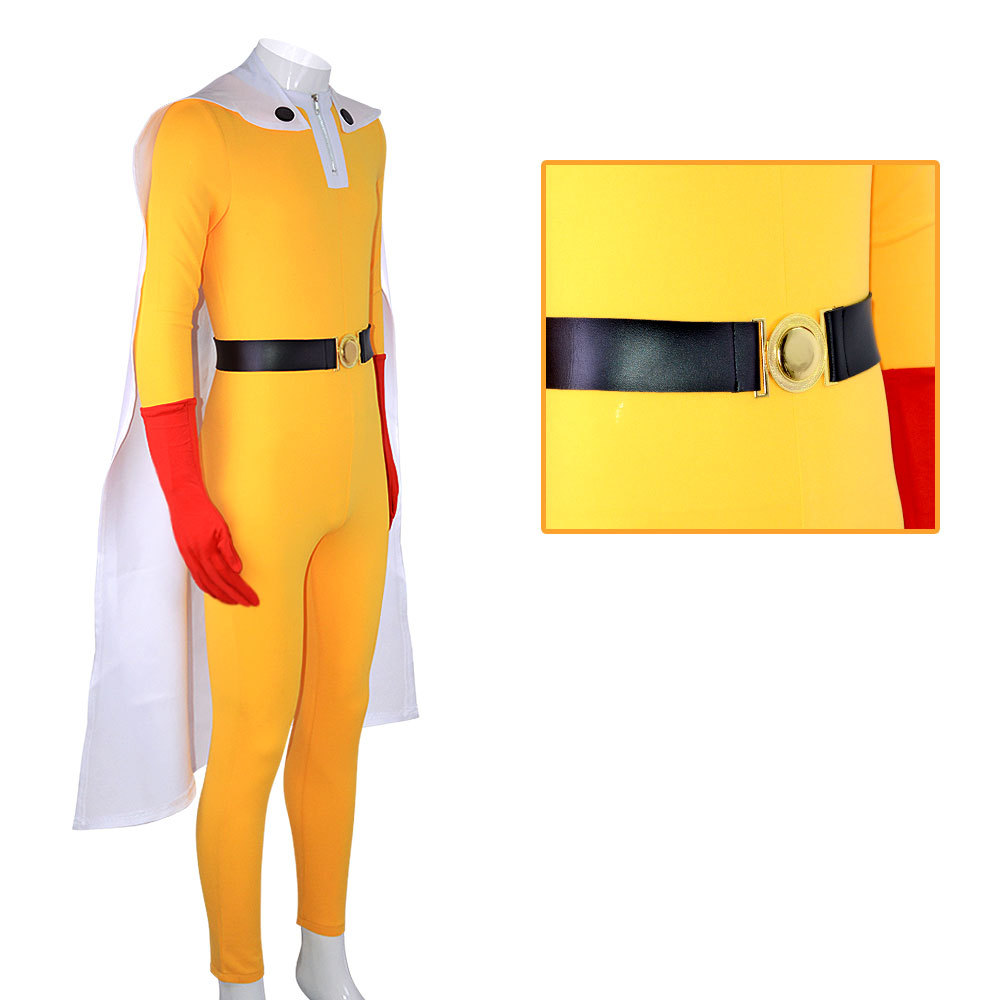 ワンパンマン サイタマ コスプレ衣装 大人用 フルセット イ - Anime Cosplay One Punch Man のレビューと価格