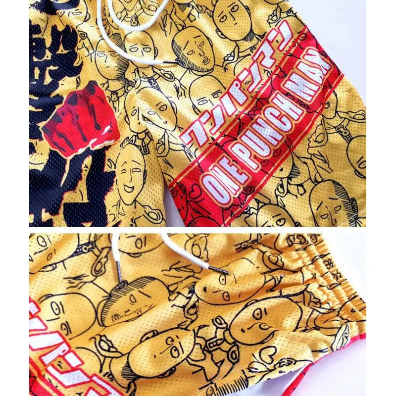 アニメワンパンチサイタマショーツアイレット生地コスプレ夏ビー - Anime Cosplay One Punch Man のレビューと価格