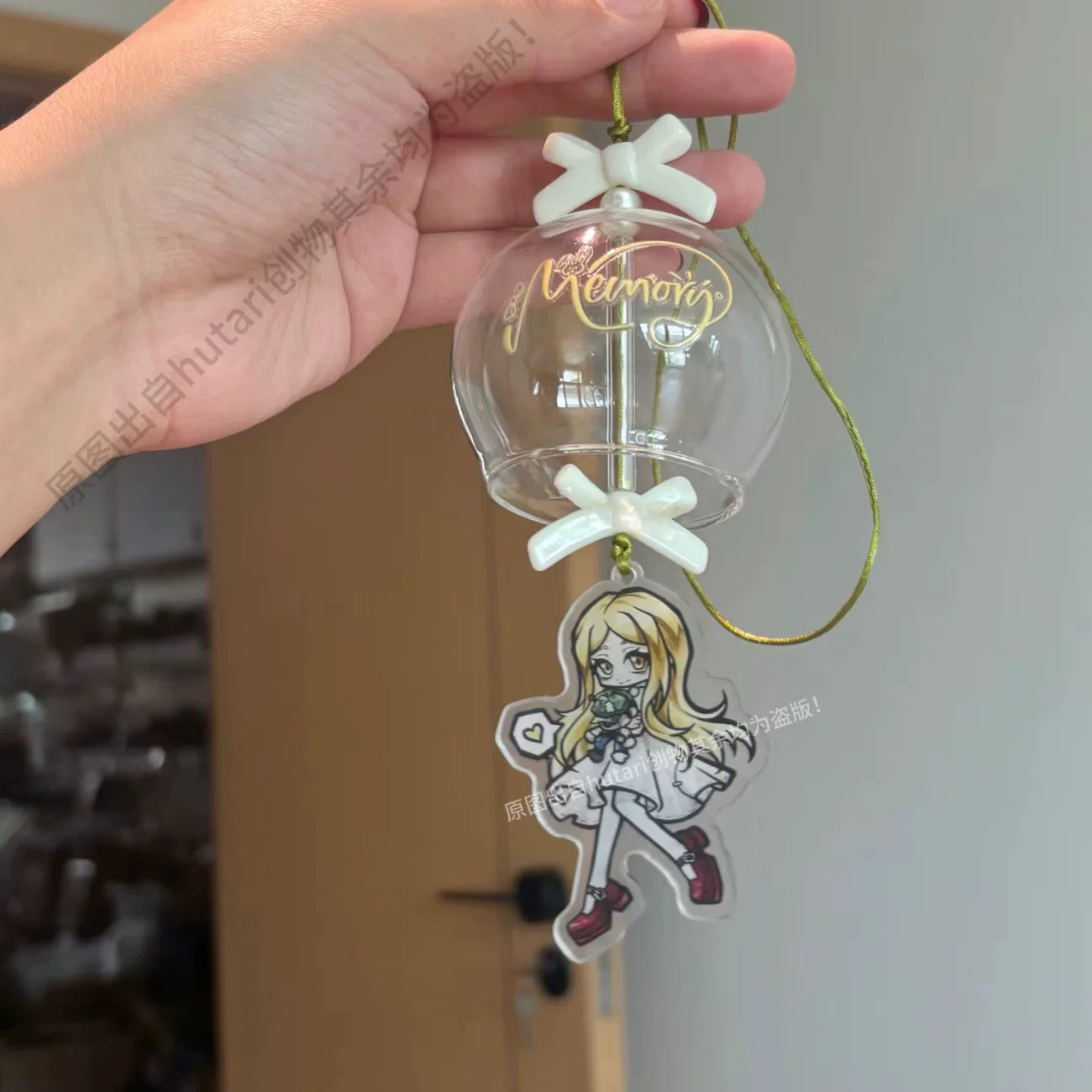 Identity V 職業傭兵少女心理学者透明ガラス風鈴ペン - Anime Cosplay Little Girl のレビューと価格
