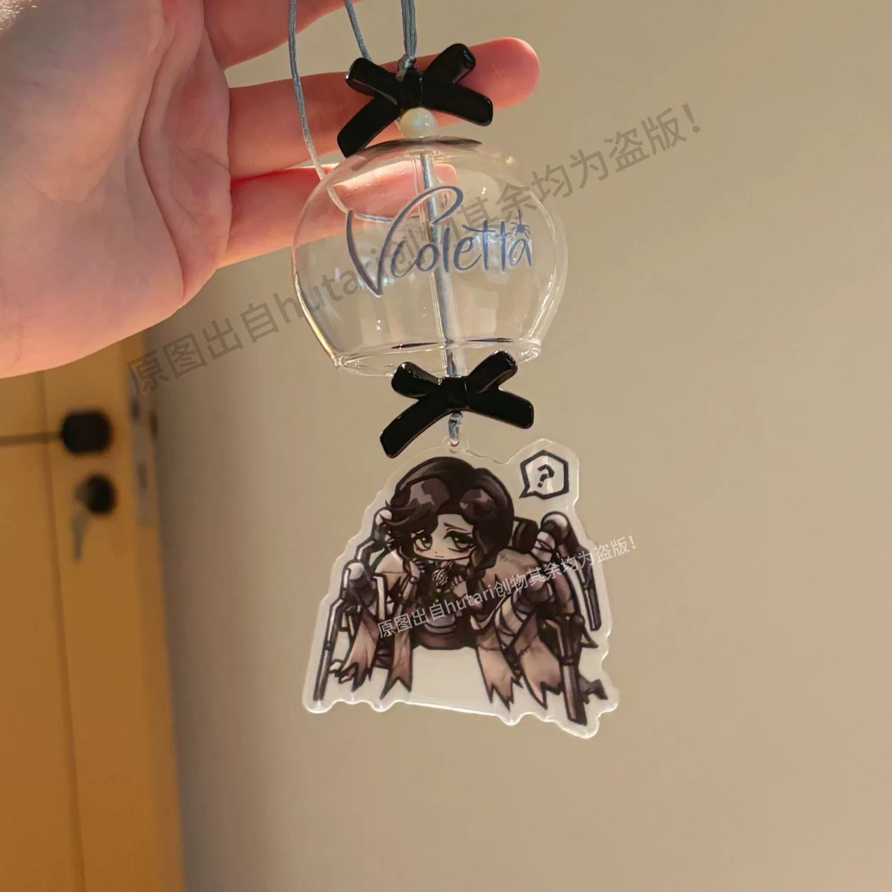 Identity V 職業傭兵少女心理学者透明ガラス風鈴ペン - Anime Cosplay Little Girl のレビューと価格